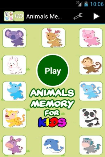 Animals Memory for Kids截图1