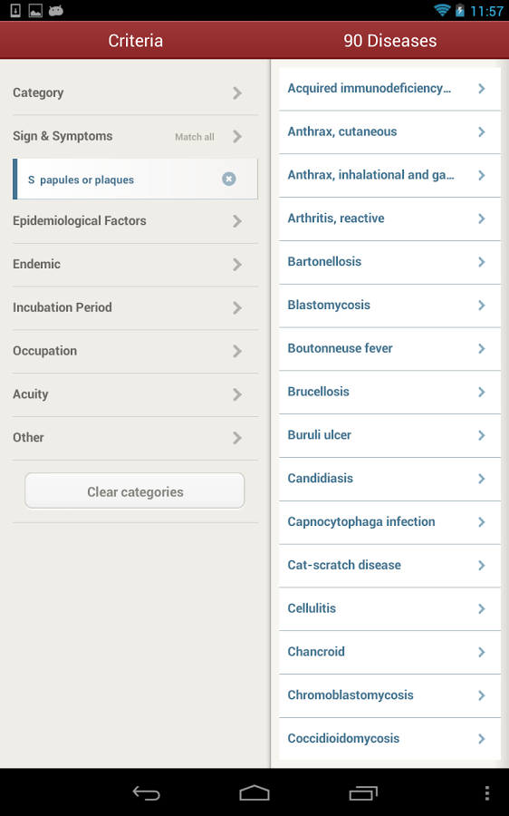 IDdx: Infectious Diseases截图5