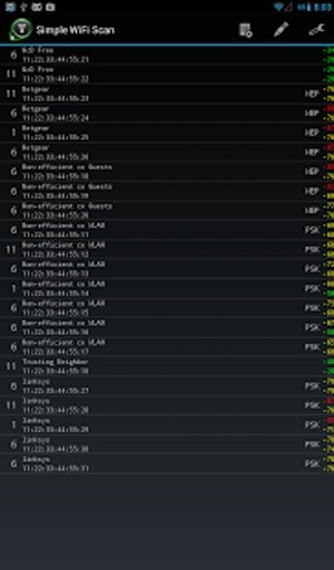 Simple WiFi Scan截图5