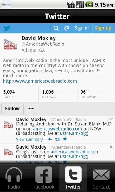 America's Web Radio截图1