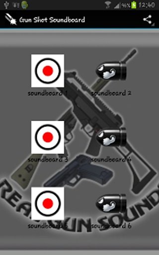 Gun Shot Soundboard截图9