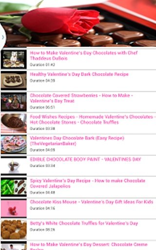 Chocolate Valentine Recipes截图1