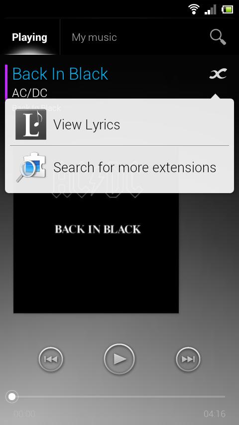 Lyrics Music Extension截图2