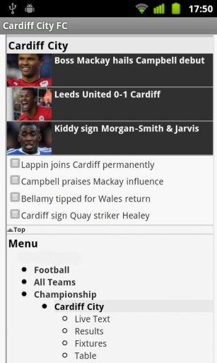 Cardiff City FC News截图3