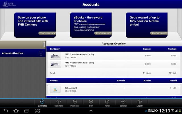 RMB Private Bank Tablet App截图6