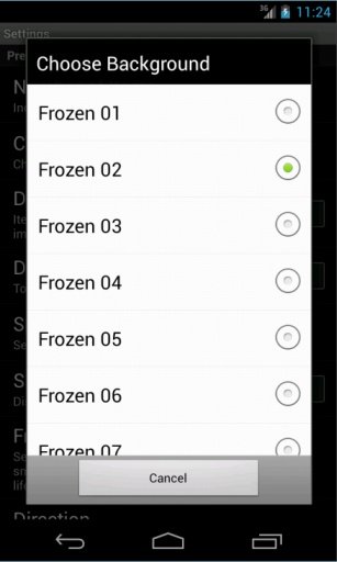 Frozen Live Wallpaper截图6