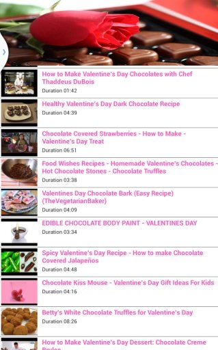 Chocolate Valentine Recipes截图5