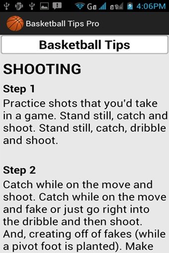 Basket Ball Tips截图2