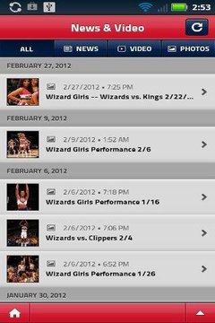 Washington Wizards Mobile截图