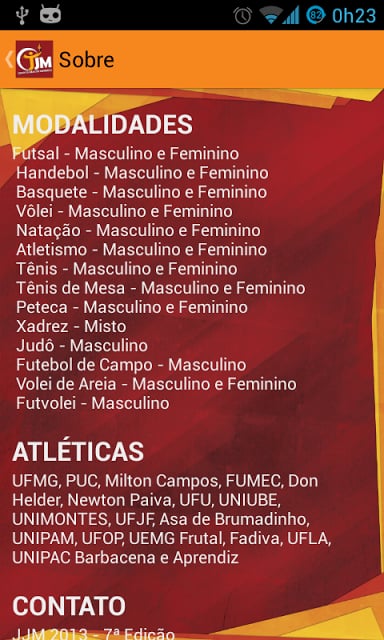Jogos Jur&iacute;dicos Mineiros 2013截图5