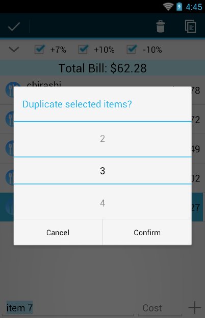 SG Bills Calculator截图2