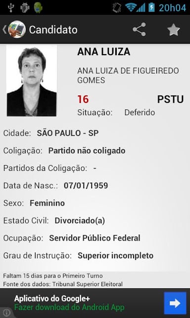 Elei&ccedil;&otilde;es 2012截图1