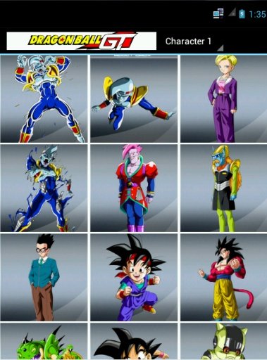 Dragon Ball GT Character截图4