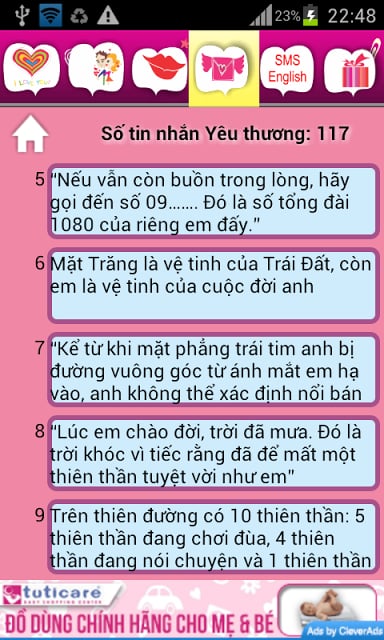 Tin Nhắn T&igrave;nh Y&ecirc;u截图6