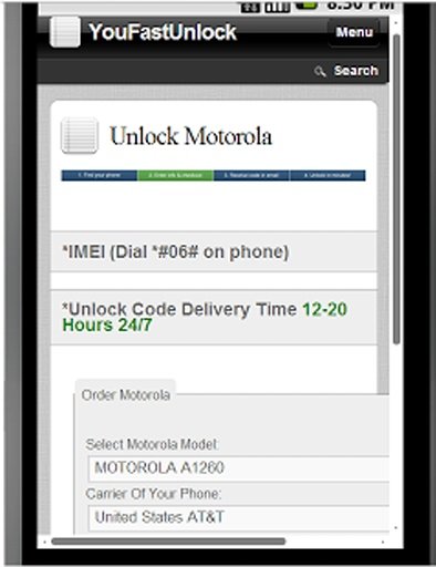 Unlock Motorola Atrix截图2