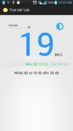 Thời tiết Việt截图4
