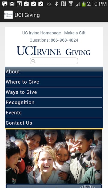 UC Irvine Giving截图1
