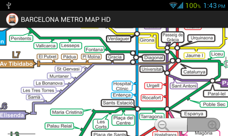 BARCELONA METRO MAP HD截图1