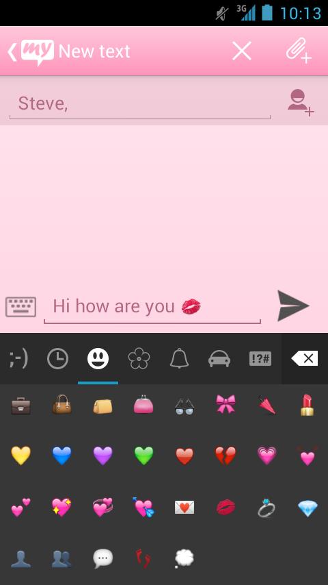 mysms - Pink Theme截图4