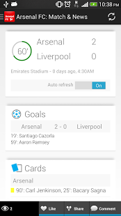 Arsenal FC Match Widget &amp; News截图1