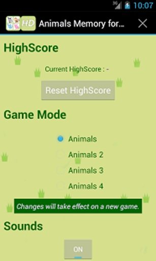 Animals Memory for Kids截图3