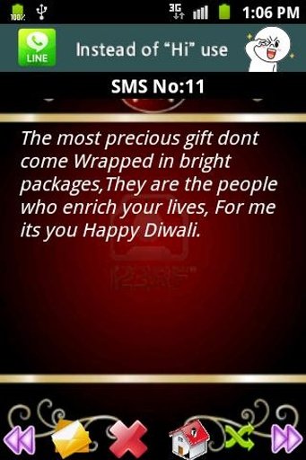 Happy Diwali SMS截图2