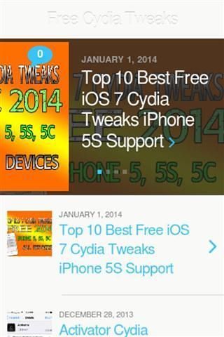 Cydia Tweaks截图1