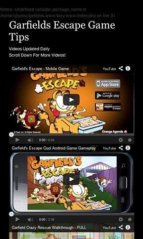 Garfields Escape Tips截图2