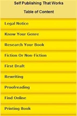 Self Publishing Guide截图1