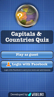 Capitals and Countries Quiz截图2