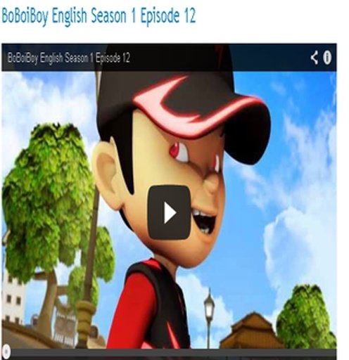 Boboiboy English Video HD截图1