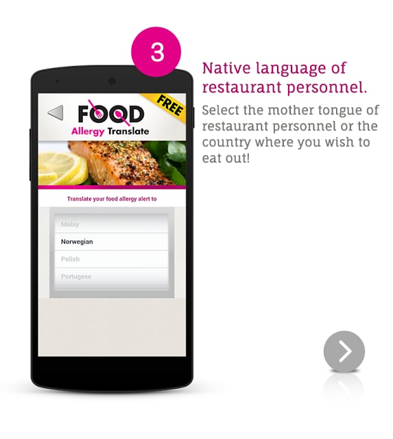 Food Allergy Translate FREE截图2