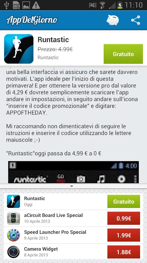 App del Giorno - 100% Gratis截图1