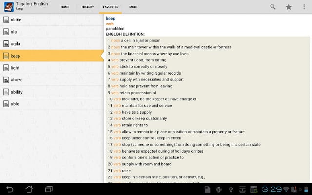 Tagalog&lt;&gt;English Dictionary截图2