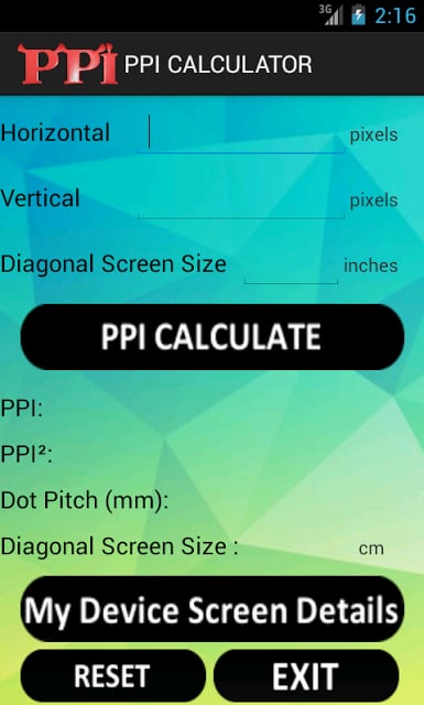 PPI Calculator截图2