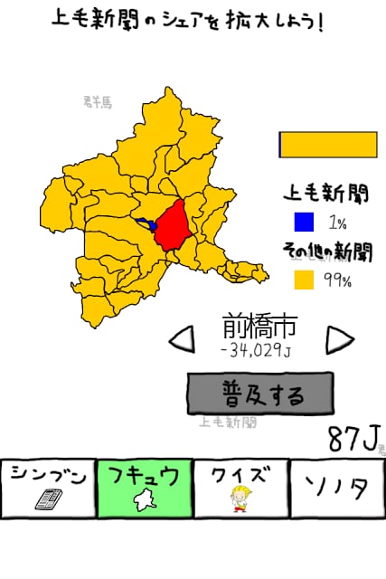 上毛新闻のやぼう截图1