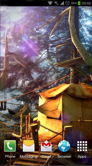 Tree Village 3D Free lwp截图6