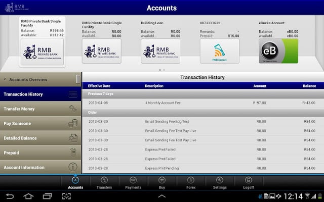 RMB Private Bank Tablet App截图3