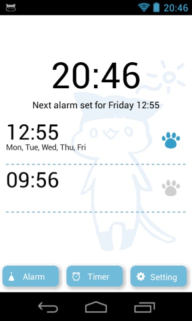 猫猫闹钟截图2