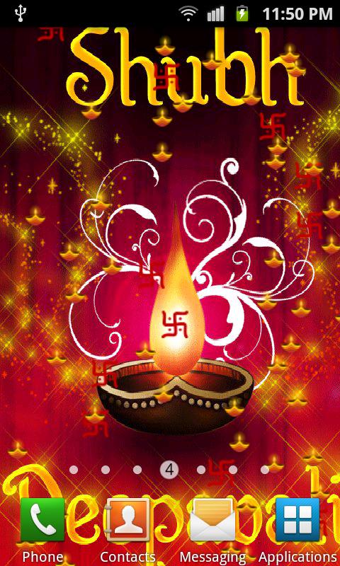 Shubh Diwali Live Wallpaper截图4