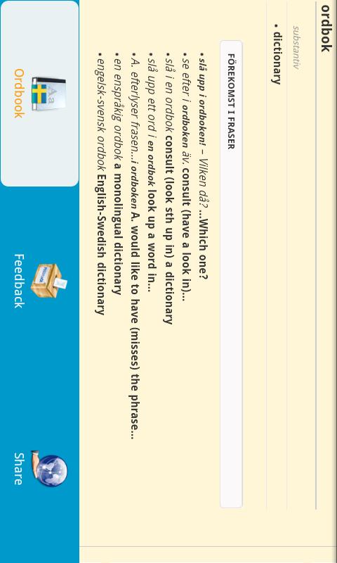 Swedish Dictionary Free截图6
