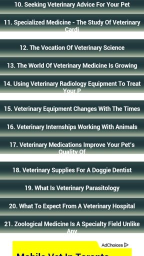 Veterinary App截图1