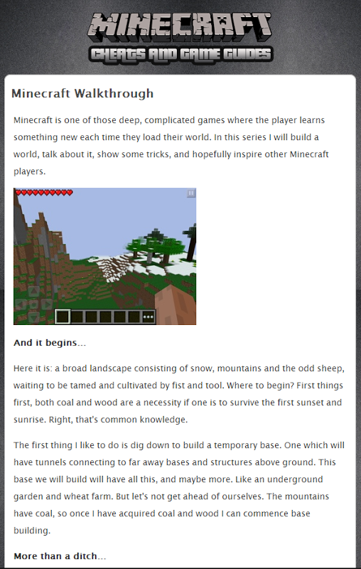 Ultimate Minecraft Cheat Guide截图2