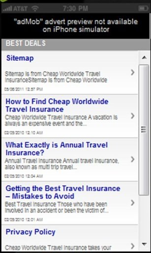 TRAVEL INSURANCE.截图2