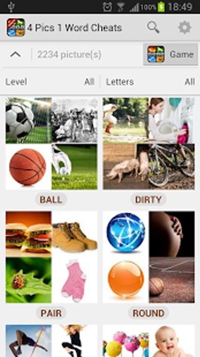 4 pics 1 word cheats / answers截图6