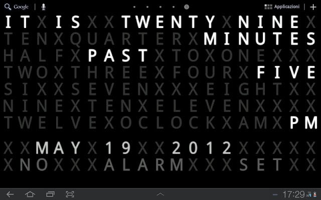 Text Clock Live Wallpaper截图4