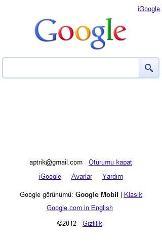 Google Mobile T&uuml;rkiye截图1