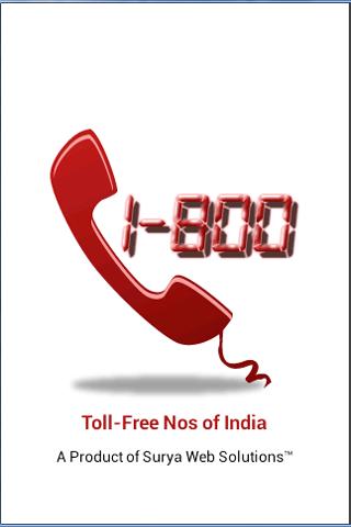 Toll Free Nos of India截图4