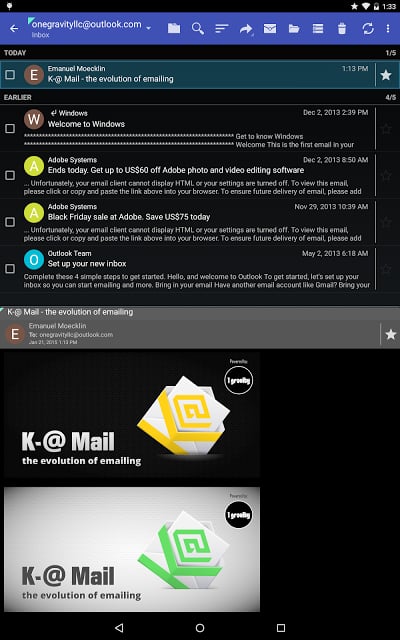 K-@ Mail - Email App截图4