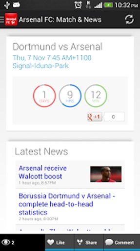 Arsenal FC Match Widget &amp; News截图7